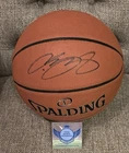 lebron james signed basketball /coa Autographed Lakers Goat