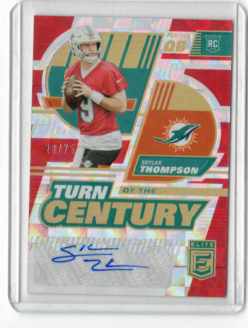 Skylar Thompson Panini Donruss Elite Turn of the Century Autographs #TC68 Base