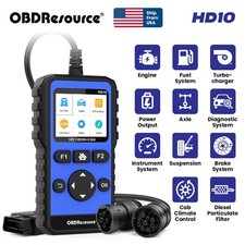 2026 Full Systems Heavy Duty Truck Scanner Tool Hd Obdeobdobd2 Code Reader Us