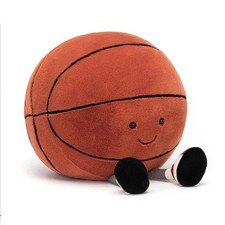 Jellycat Fun Sports Basketball Plush Doll Toy Ball Doll Soothing Gift