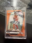 2024 Panini Prizm Bo Nix #309 Orange Disco Shimmer Prizm RC Rookie