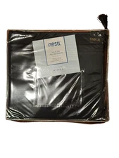 Nestl Twin XL Sheet Sets, 1800 Series Deep Pocket 3 Piece - black