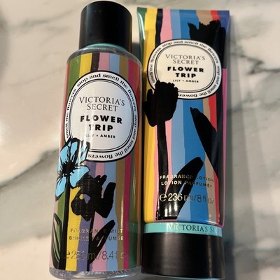 42 Victoria s Secret FLOWER TRIP Fragrance Mist and Lotion