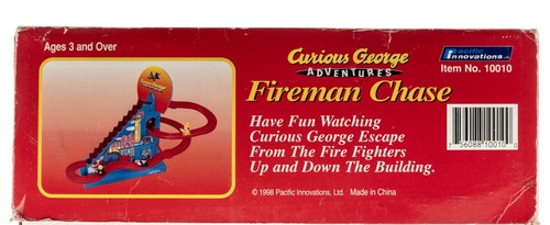Curious George Adventures Fireman Chase 10010 Pacific Innovations 1998 SEE VIDEO - Picture 21 of 24