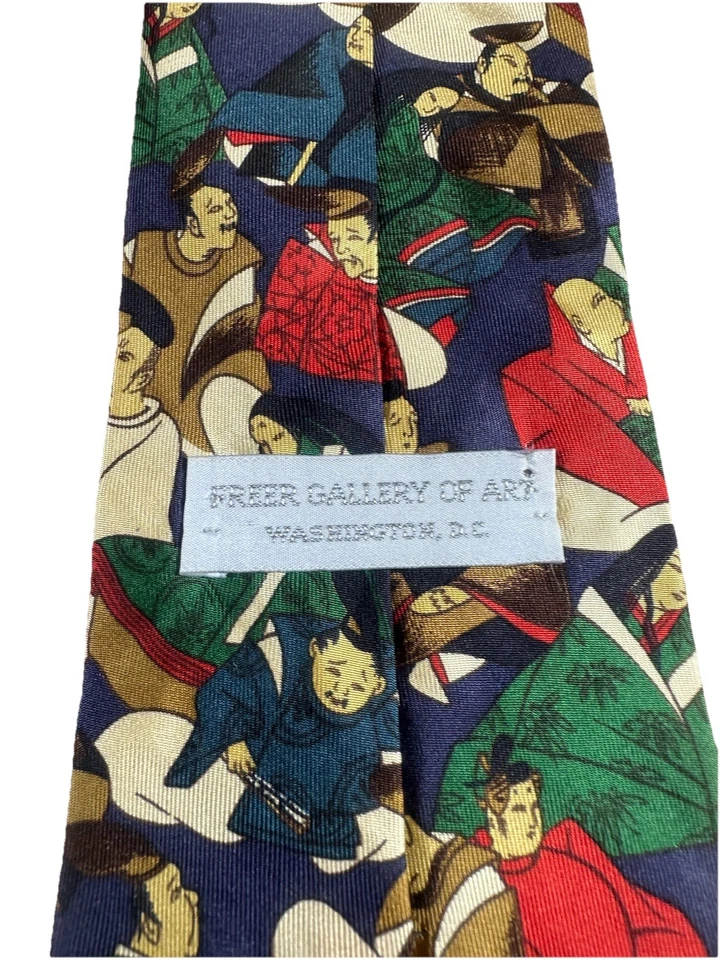 The Freer Gallery Of Art 史密森学会丝绸领带日本武士。 — 第 4/4 张图片