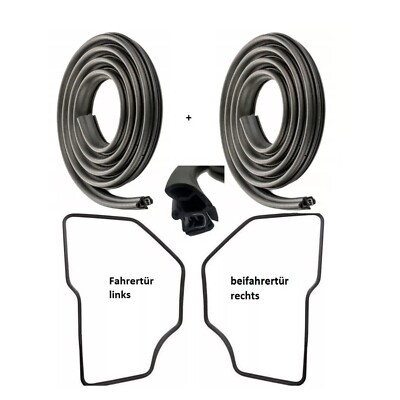 2X Vorder Türdichtung Dichtung L + R Für VW Transporter T5 7E0837912B 2003-2015
