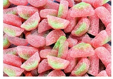 SOUR Watermelon Gummy Slices Soft & Chewy Candy- BULK CANDY- 1 POUND