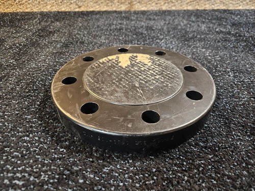 Blind Flange 10 in Dia, 8- Hole, B164 300 A/SA-105, HM4 Carbon Steel, Black - Picture 2 of 8