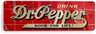 TIN SIGN Dr Pepper Metal Décor Wall Art Cola Store Shop Cave A341