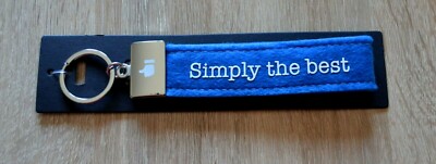 Depesche felt keychain, ''Simply the best'', new