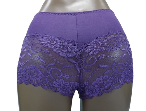 Damas Sexy Bragas de Encaje Pantalones Cortos Lencería Francés Knicker Grande Estirado 8003 - Imagen 22 de 24