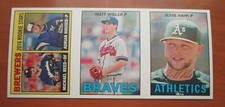2016  TOPPS HERITAGE  BOX TOPPER  BREWERS ROOKIE STARS,  MATT WISLER, JESSE HAHN