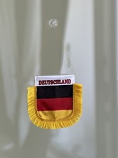 Deutschland Wimpel Banner kleine Flagge f&uuml;r Auto Truck Hause B&uuml;ro mit Saugnapf