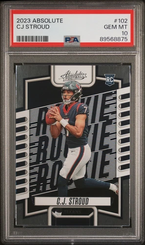 2023 Panini Absolute CJ Stroud Rookie PSA Gem Mint 10 #102