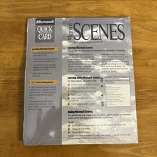 Microsoft Scenes - Impressionist Collection - Screen Saver - Vintage Rare SEALED