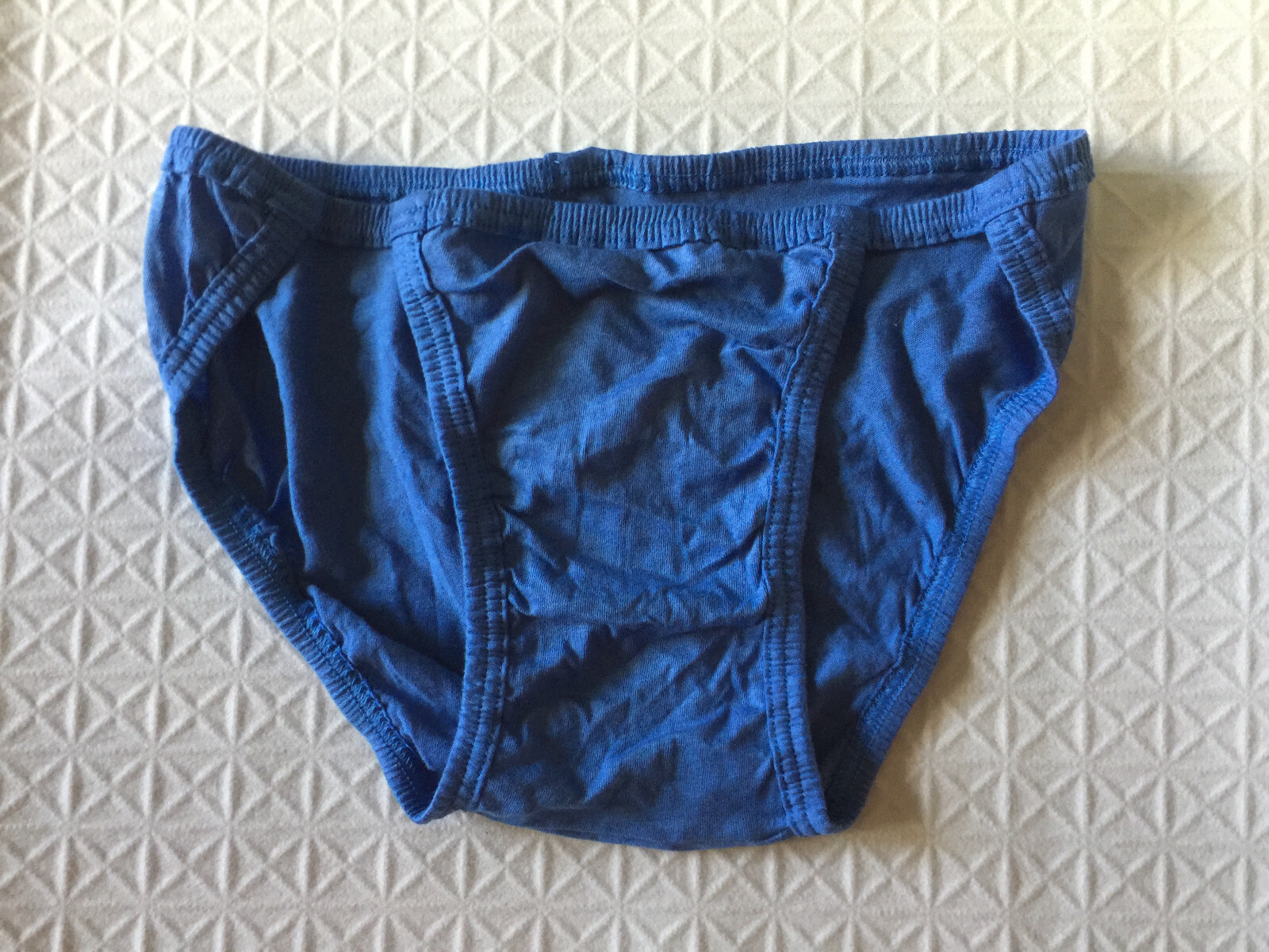 M (32 34) Vintage JOCKEY LIFE Men's STRING Lo Rise Blue BIKINI Briefs