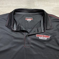 Discount Tire Shirt Employee Work Uniform Polo Adult Large Tall Long Sleeve Men
