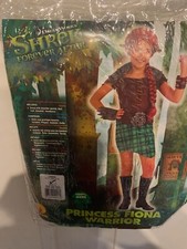 New Shrek 4 Forever After Fiona Warrior Costume Child Size Large 12-14