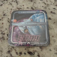 Vintage Star Trek Coasters Set Of 4 U.S.S. Enterprise Newfield 1997 New