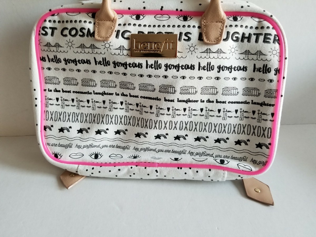 BENEFIT SAN FRANCISCO COSMETIC TRAVEL LARGE POUCH 11 ½