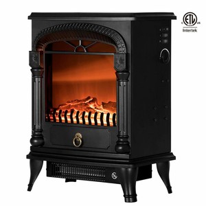 Vivohome 700 1400w Electric Fireplace Heater Fire Wood 3d Flame