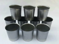 Seamless Metal VOTIVE Candle Molds (12 count) -  No Charge for Shipping