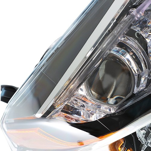 Front Headlight Projector For 17-19 Toyota Corolla L LE Eco Chrome Housing LH+RH - Imagen 7 de 10