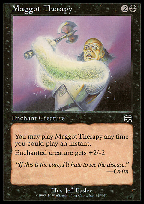 MTG Magic the Gathering Maggot Therapy (145/350) Mercadian Masques LP
