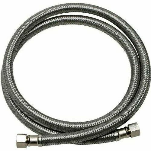 5 Foot Stainless Steel Braided Dishwasher Hose Burst Proof - Picture 2 of 2