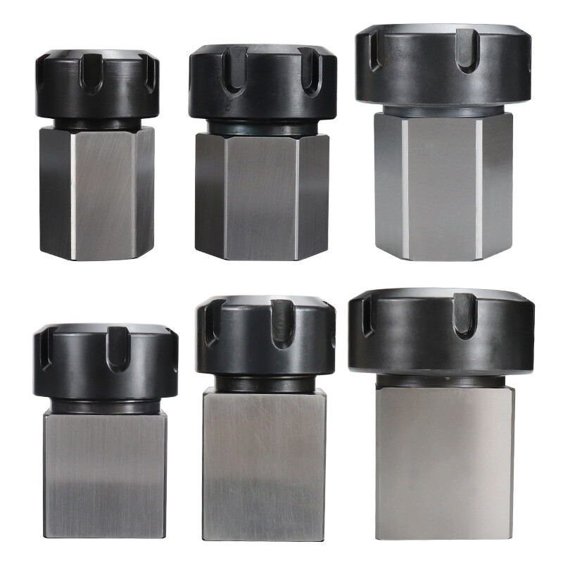 ER25 ER32 ER40 Collet Block Square Hex Collet Lathe Chuck Block Holder for CNC