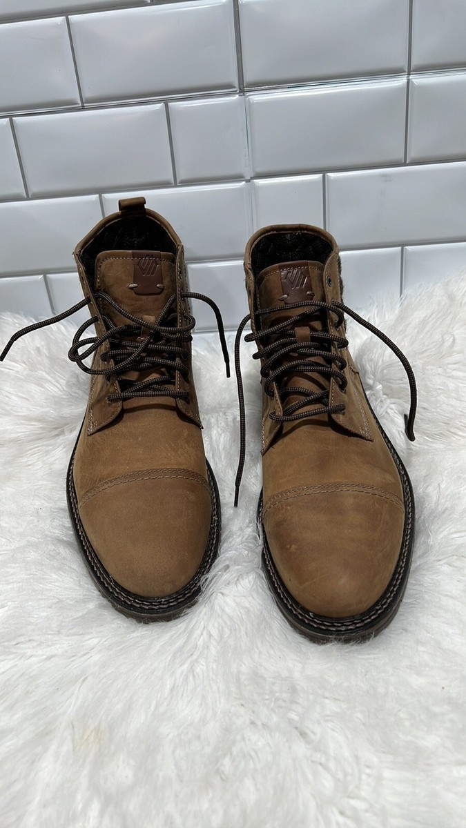johnston murphy boots 20-4312 brown size 11 M made in Brazil  display picture 3