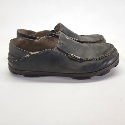 Olukai Moloa Leather Loafers US 10 EU 43 Shoes Slip On Moc  display picture 3