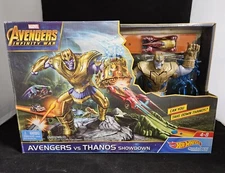 Hot Wheels Marvel Avengers vs. Thanos Showdown Playset – MIB NEW!