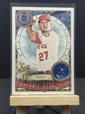 2019 Topps Allen and Ginter Baseball Star Signs #15 Mike Trout