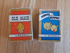 Vintage Old Maid Animal Rummy By Russel Old Graphics Projects
