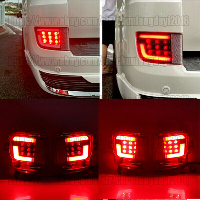 2PCS LED Rear Bumper Light Tail Brake Lamp For Toyota Land