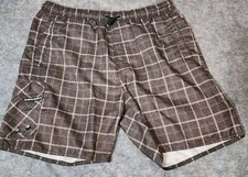 Ocean Earth Men's XL Waist 38-40 Shorts Swim Trunks Lined Polyester Active NWOT