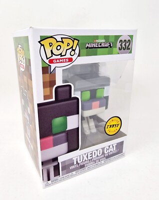 Funko Pop! Games - Minecraft: Tuxedo Cat 332 (Limited Chase Edition) - Neu & OVP