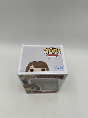 Funko Pop Television: Netflix Stranger Things - Robin Vinyl Figur #1244 Neu - Bild 2 von 6