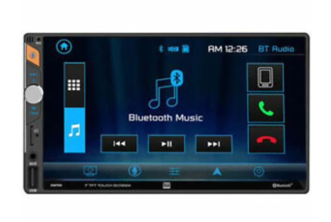 Dual DM720 7" Double DIN In-Dash Mechless Car Stereo Receiver w/ Bluetooth - Image 4 of 4