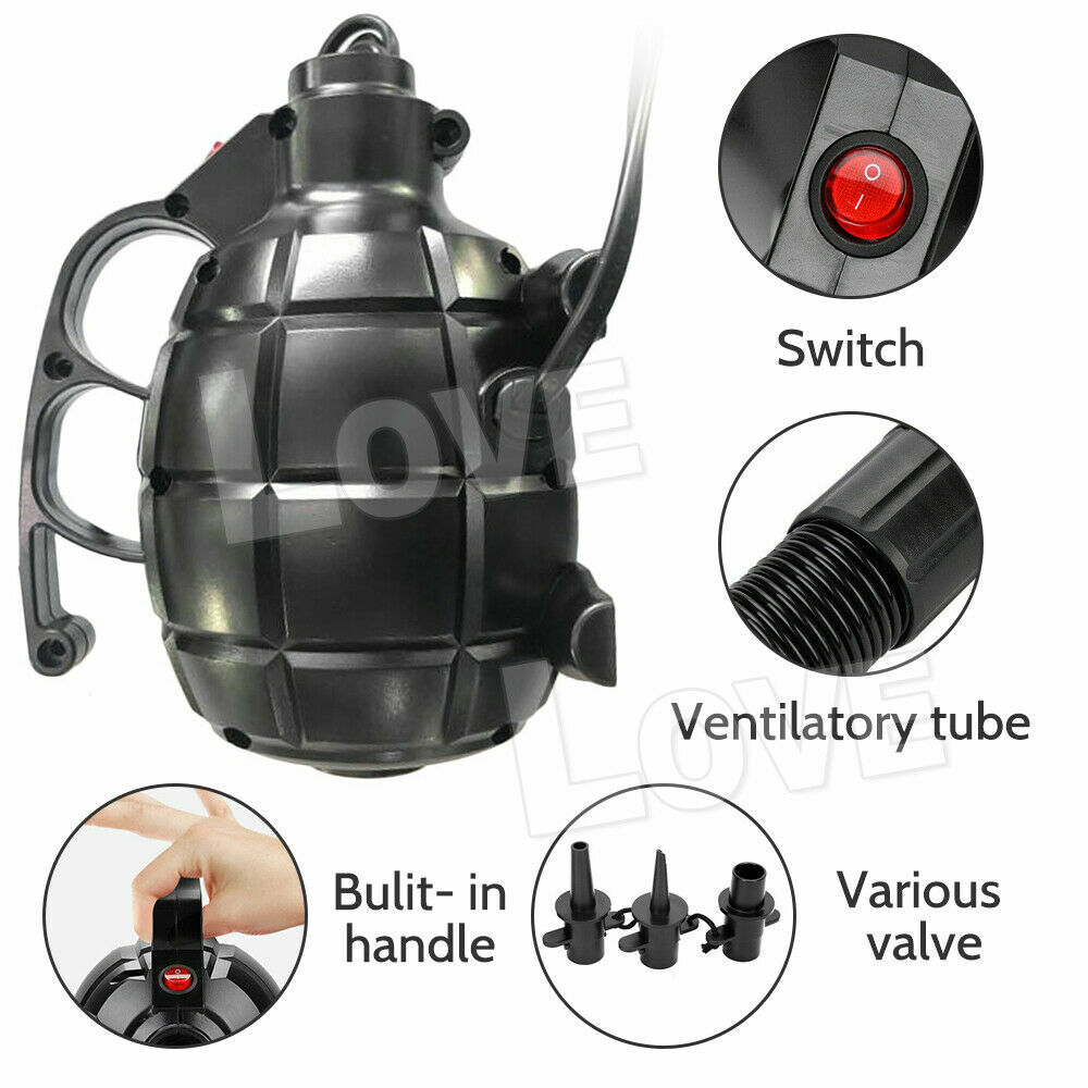 600W Electric Pump Air Pump Inflatable Air Track Mat 3 Nozzles Airtrack