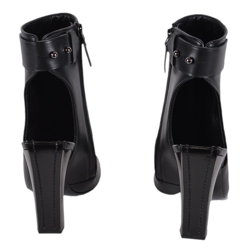NEW Tom Ford Women's $1,850 W2078R Black Leather Zip Up Ankle Boots Shoes 36 6 - Picture 5 of 8