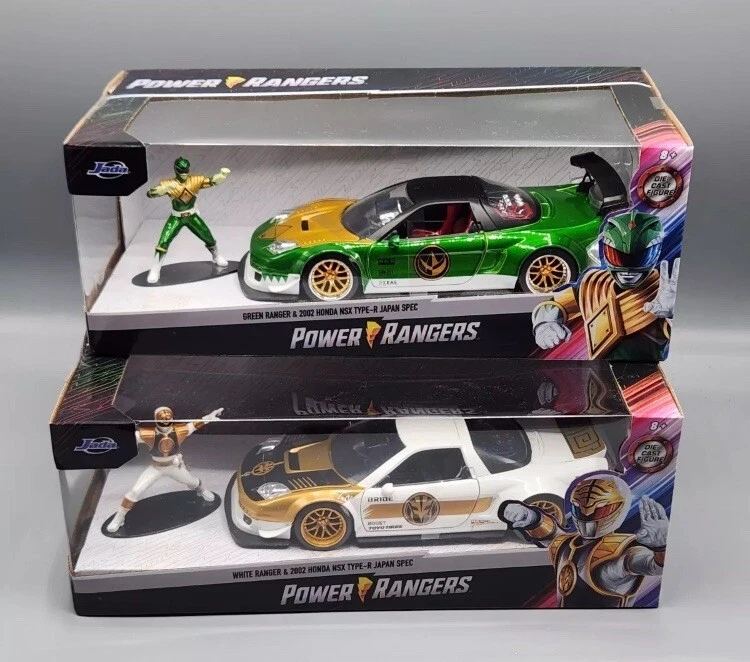 Jada Power Ranger GREEN & WHITE Honda NSX Type R Japan Spec