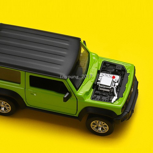 1:32 Suzuki Jimny Model Car Kit Diecast Toy Cars Kids Toys for Boys Gifts Green - Picture 8 of 14