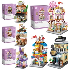 LOZ Mini Street View Building Set - Tiny Shop House Construction Toy 40 Models