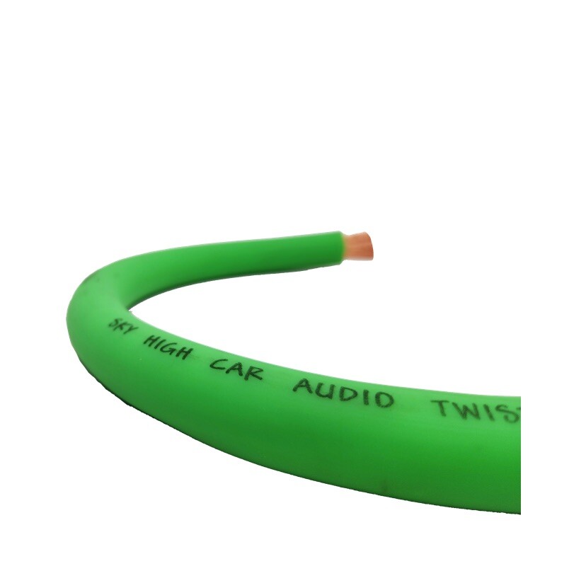 4/0 XL Gauge AWG LIME Power Ground Wire Sky High Car Audio Sold By The Foot