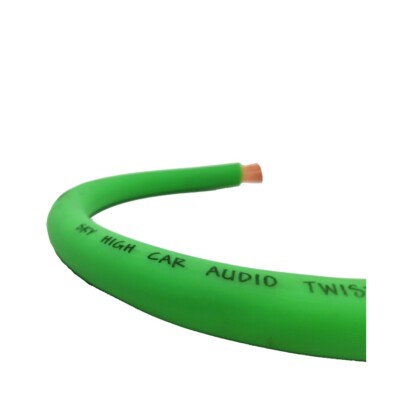 4/0 XL Gauge AWG LIME Power Ground Wire Sky High Car Audio Sold By The Foot