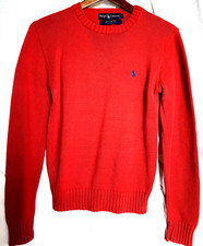 VTG 90's RALPH LAUREN Cable Knit Pullover Sweater Boys Size L 14-16 Women's XS S