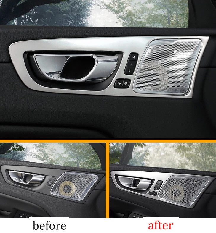 Volvo XC60 2018-2021 Silver Titanium Interior Door Handle Bowl Cover Trim
