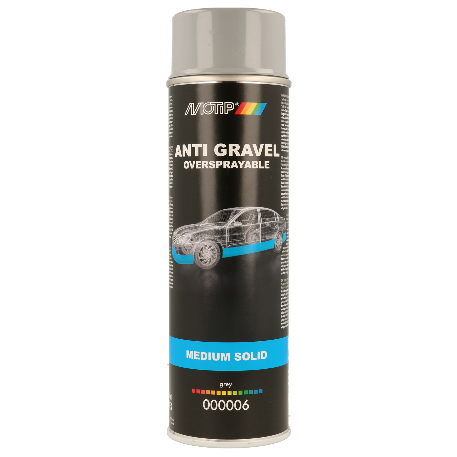 Motip M000006 Sprayable Stone Chip Paint Spray Grey 500ml